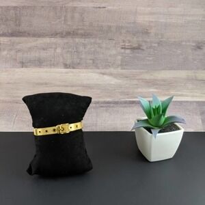 Gold Mesh Rustic Cuff Bracelet